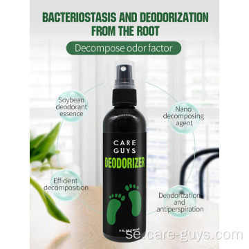 Skodeodorisator och fotdeodorantspray